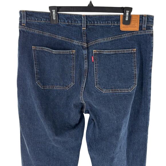 Levi's Blue From a Dream Dark Wash Ribcage Straight Ankle Jeans - Picture 7 of 12